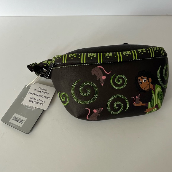 Loungefly Encanto ''We Don't Talk About Bruno'' Glow-in-the-Dark Belt Bag NWT - Picture 10 of 10